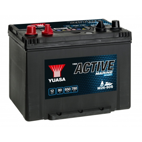 Batteries marines YBX 12V 80Ah 650A Batteries marines YBX 12V 80Ah 650A