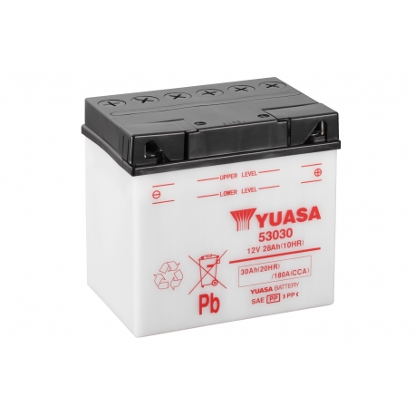 Batterie 12V Yumicron Battery Capacité à 20h (C20): 30 CCA à -18°C: 180