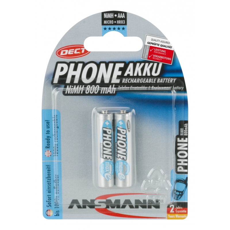 12 Piles Rechargeables AAA VARTA 800 MAh – Prêtes à L’emploi NiMH