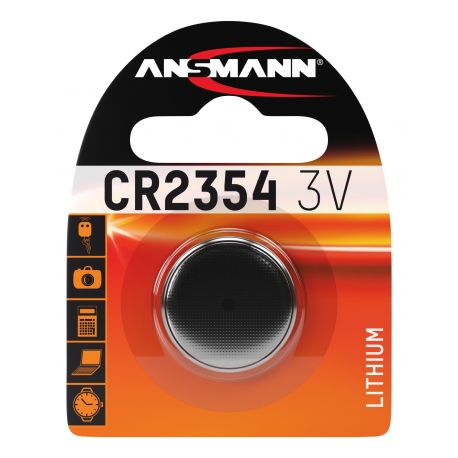 CR2354 - Blister de 1 pile ANSMANN Lithium 3V CR2354 - Blister de 1 pile ANSMANN Lithium 3V