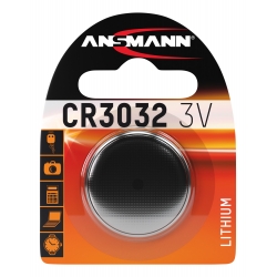 CR3032- Blister de 1 pile ANSMANN Lithium 3V