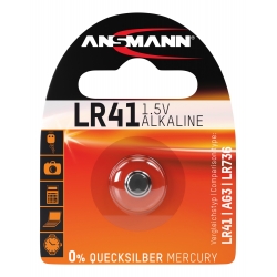 Pile alcaline LR41 / LR736 / AG3 ANSMAN 1.5V