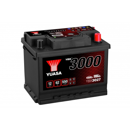 Batterie 12V 60Ah 550A Yuasa SMF Batterie 12V 60Ah 550A Yuasa SMF