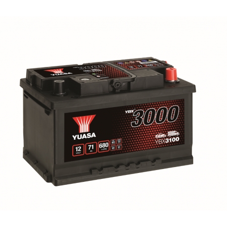 Batterie 12V 71Ah 650A Yuasa SMF YBX3100 Batterie 12V 71Ah 650A Yuasa SMF YBX3100