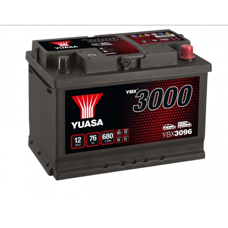 Batterie 12V 75Ah 650A Yuasa SMF YBX3096 Batterie 12V 75Ah 650A Yuasa SMF YBX3096