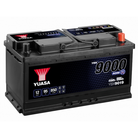Batterie 12V 95Ah 850A Yuasa AGM Start Stop YBX9019 Batterie 12V 95Ah 850A Yuasa AGM Start Stop YBX9019