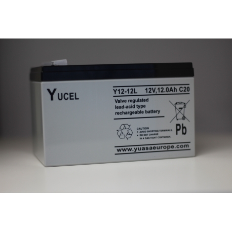 Batterie Y12-12 YUCEL 12V 12Ah Batterie Y12-12 YUCEL 12V 12Ah
