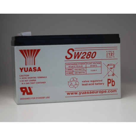 BATTERIE SW280 YUASA 12V 7.6AH