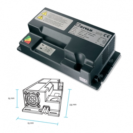 Chargeur Haute fréquence Zivan UBC 12V 18A