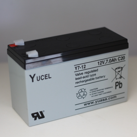 Batterie Y7-12 YUCEL 12V 7Ah Batterie Y7-12 YUCEL 12V 7Ah