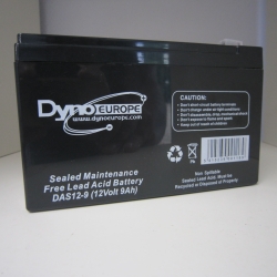 Batterie DAS12-9 Dyno Europe 12V 9Ah
