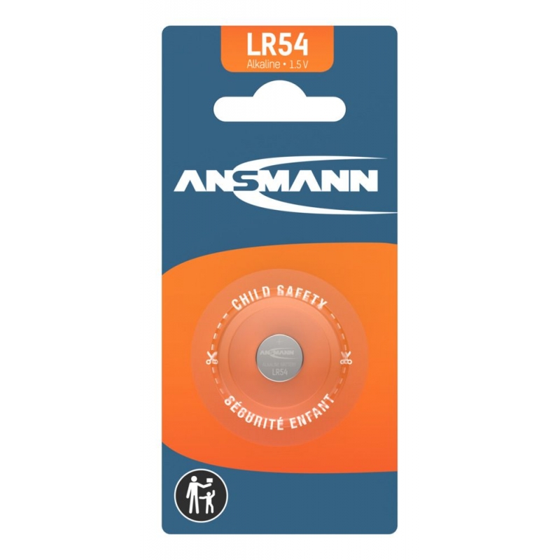 Pile alcaline LR54 / LR1130 / AG10 ANSMANN 1.5V Pile alcaline LR54 / LR1130 / AG10 ANSMANN 1.5V