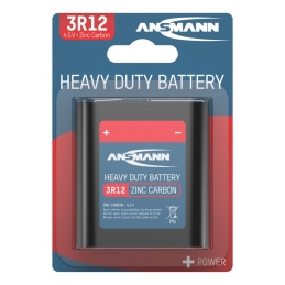 Blister de 1 piles 3LR12 ANSMANN ZINC CARBONE RED LINE