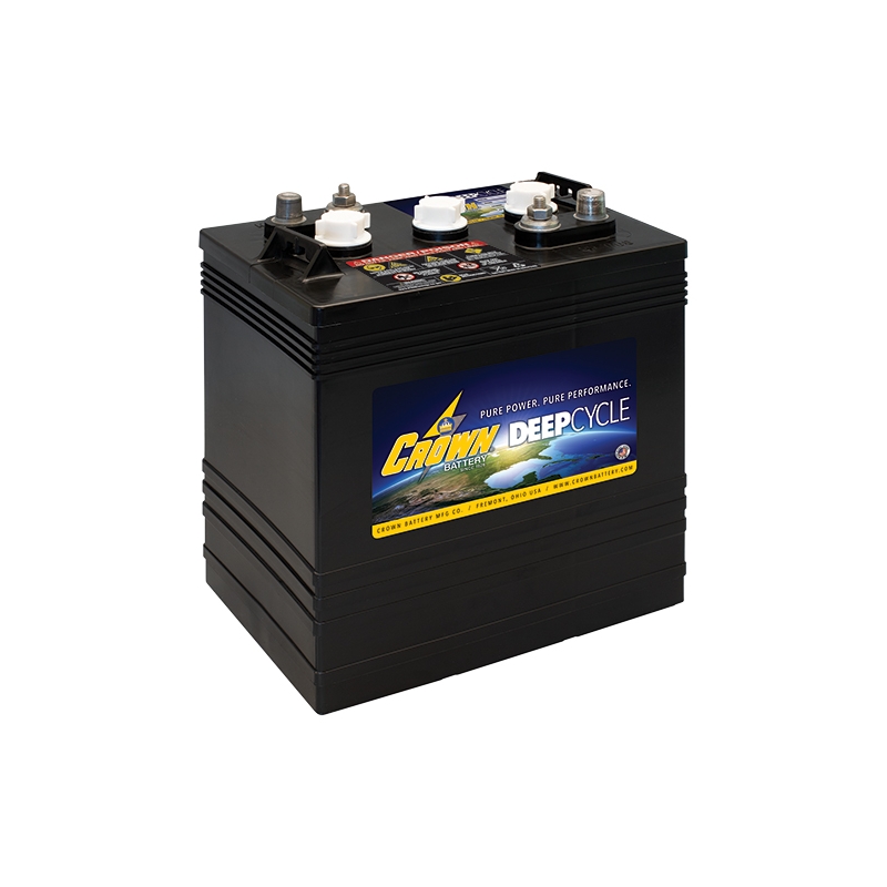 Batterie Deep Cycle CROWN CR260HD -  6V 260AH