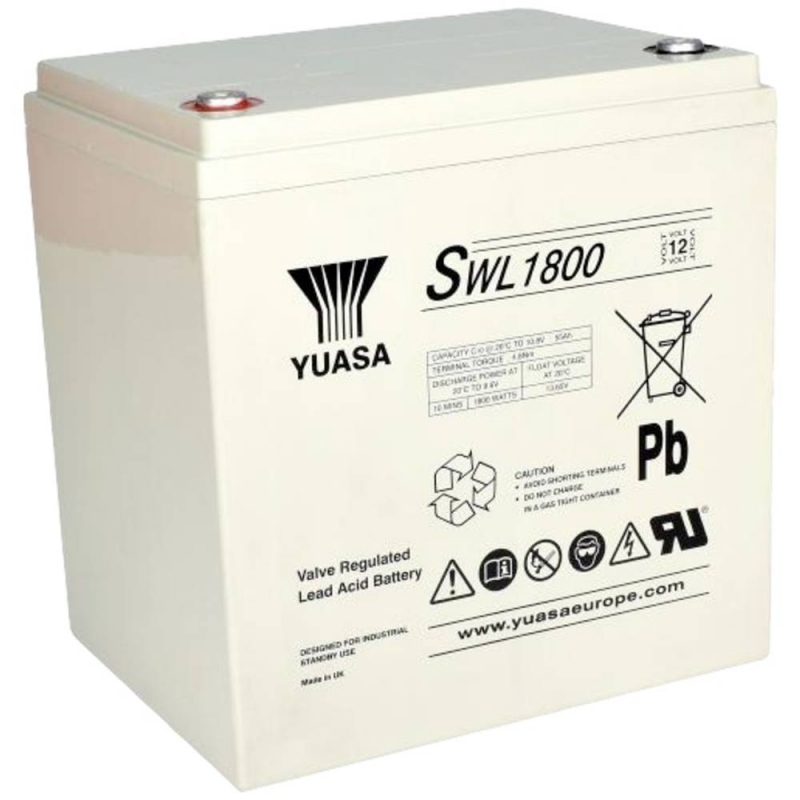 Batterie Plomb Etanche YUASA SWL1800 12V 57.6Ah