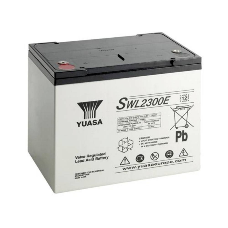 Batterie Plomb Etanche YUASA SWL2300E 12V 80Ah