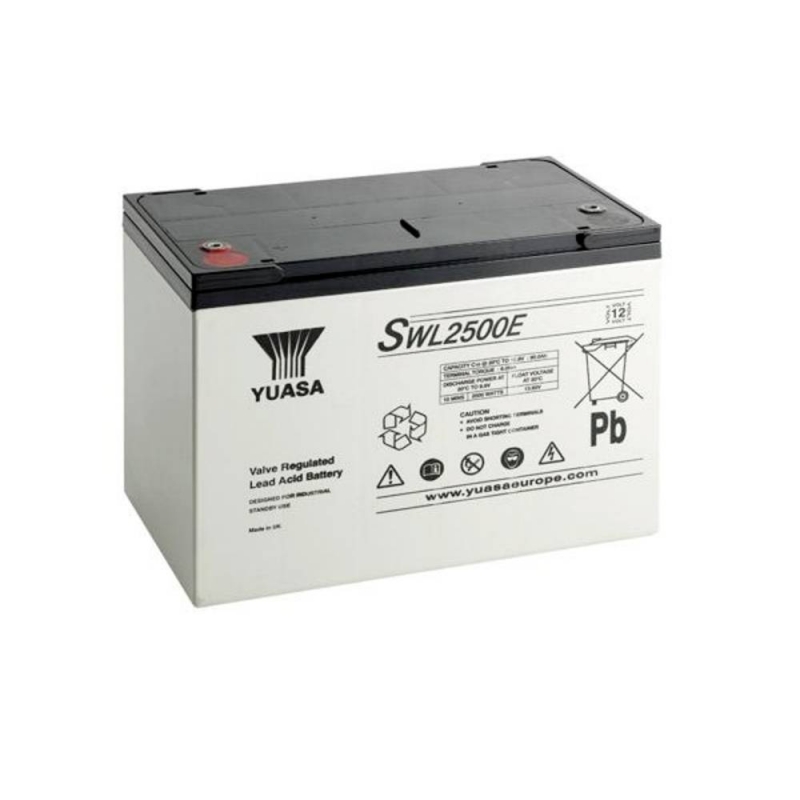 Batterie Plomb Etanche YUASA SWL2500E 12V 93.6Ah