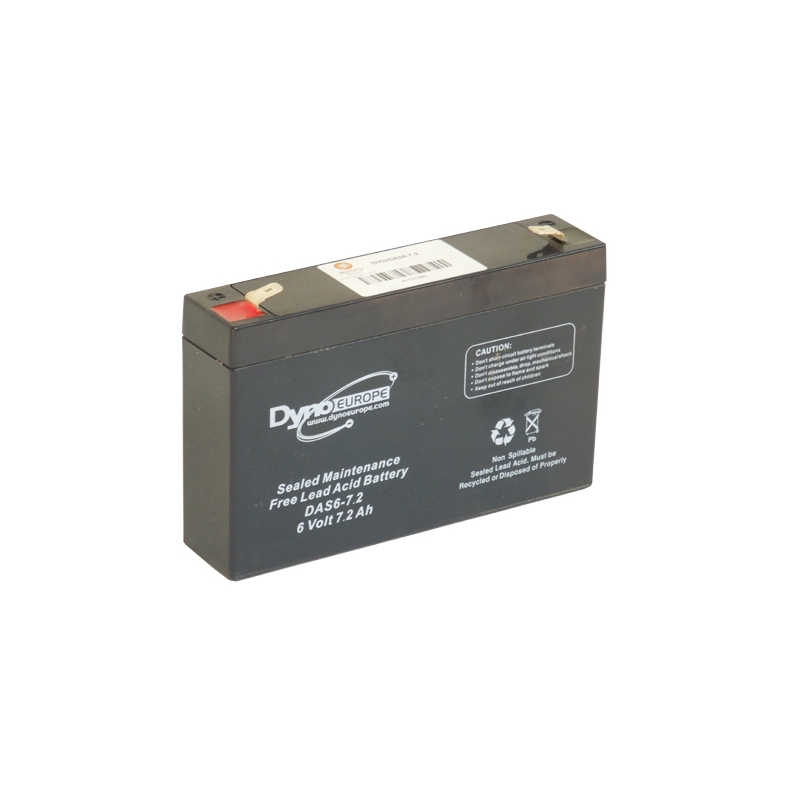 Batterie Plomb Etanche DYNO EUROPE DAS6-7.2 6V 7.2AH