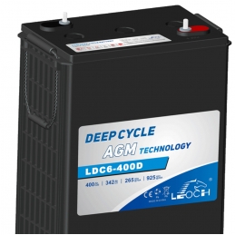Batterie Plomb Carbone LEOCH LDC6-400D
