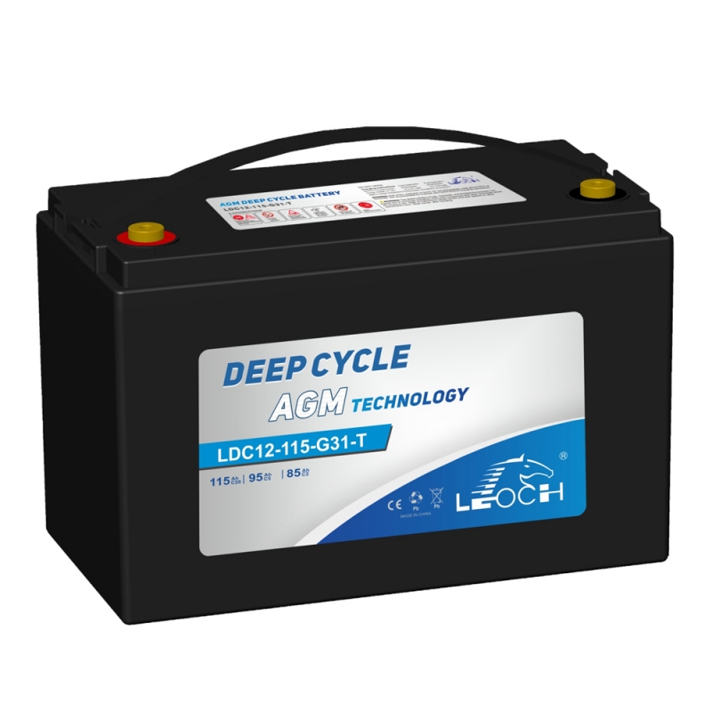 Batterie Plomb Carbone LEOCH LDC12-115-G31-T
