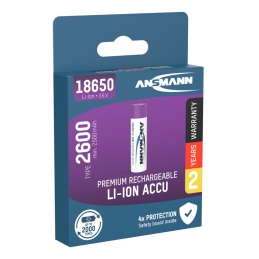Batterie 18650 ANSMANN 2600 mAh