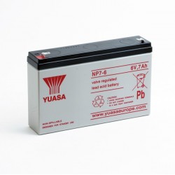 Batterie NP7-6 YUASA 6V 7Ah