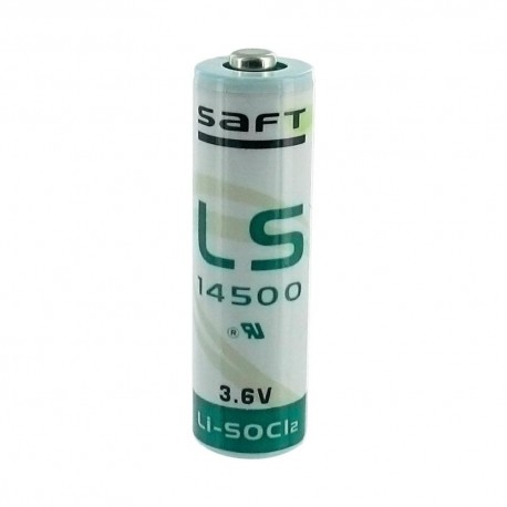 Pile lithium 3,6V 2600mAh AA LS14500 Saft Pile lithium 3,6V 2600mAh AA LS14500 Saft