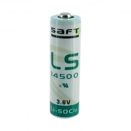 Pile lithium 3,6V 2600mAh AA LS14500 Saft